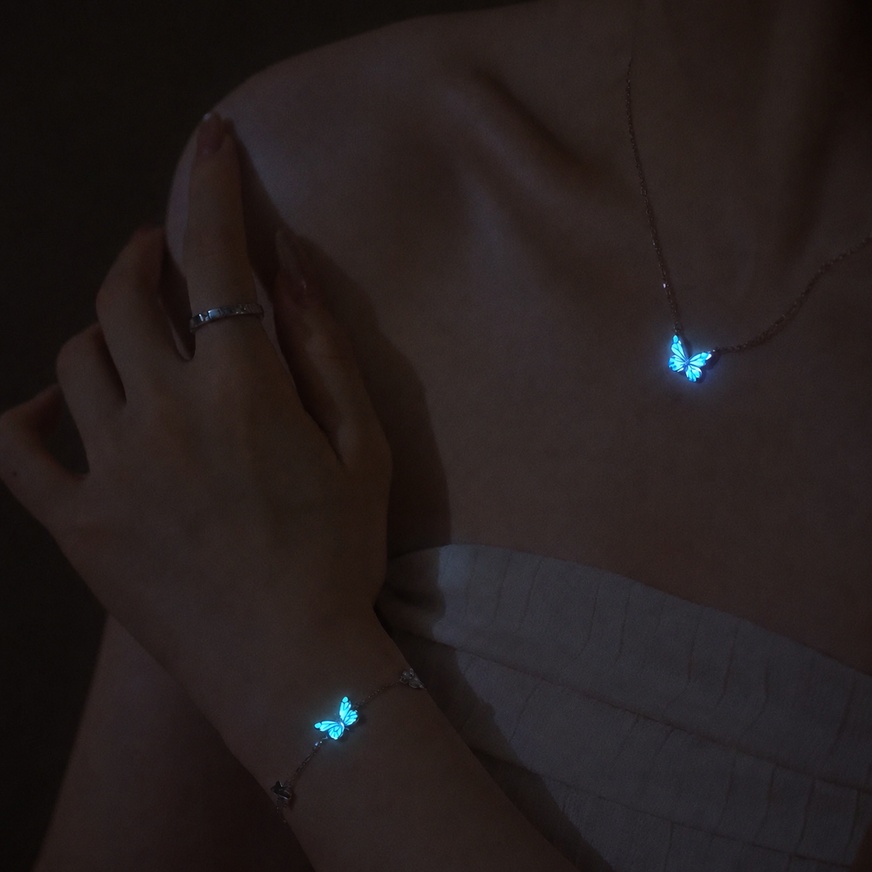 Collana Farfalla Luminosa (ARGENTO 925)