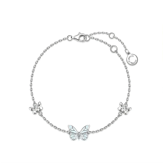 Bracciale Farfalla Luminosa (ARGENTO 925)