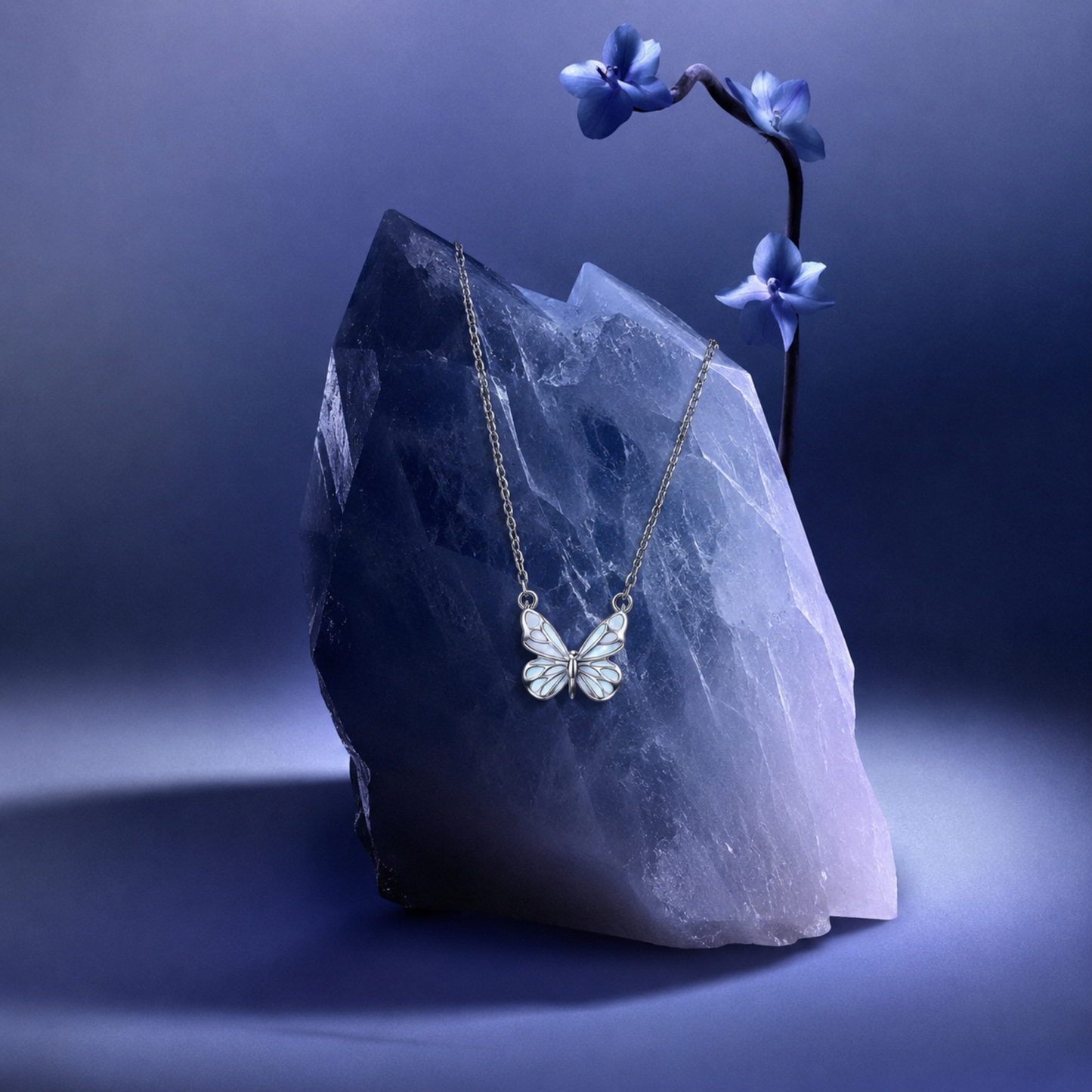 Collana Farfalla Luminosa (ARGENTO 925)