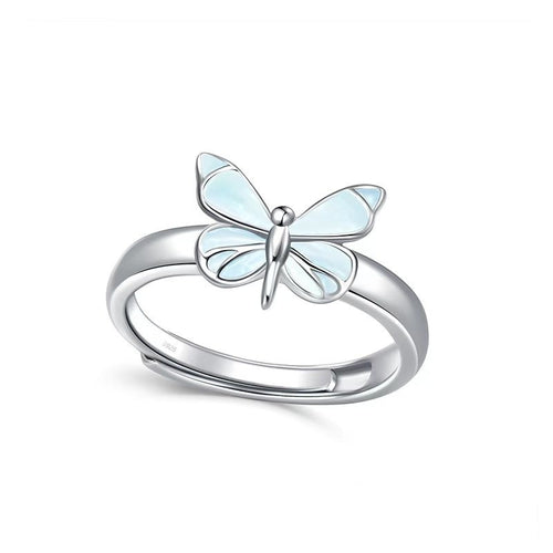 Anello Farfalla Illuminata (ARGENTO 925)