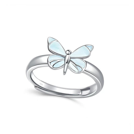 Anello Farfalla Illuminata (ARGENTO 925)