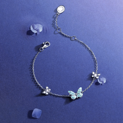 Bracciale Farfalla Luminosa (ARGENTO 925)